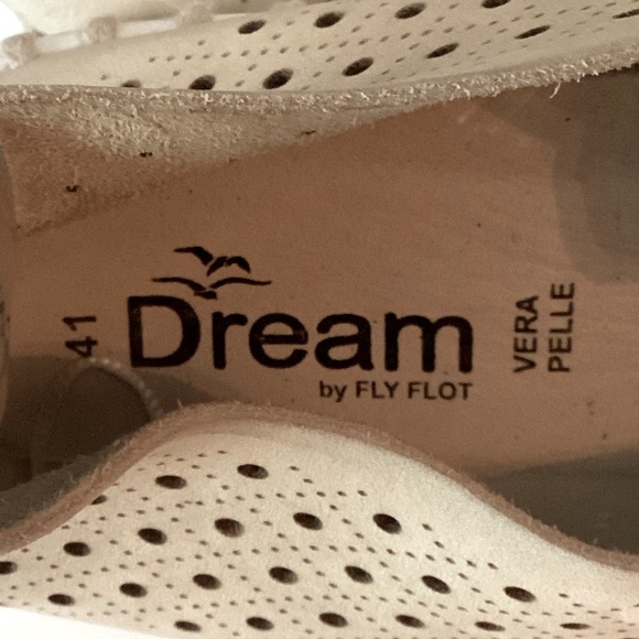 New Nubuck Leather Dream by Fly Flot Shoes Made in Italy Colour Sand Size 41 - Picture 10 of 10